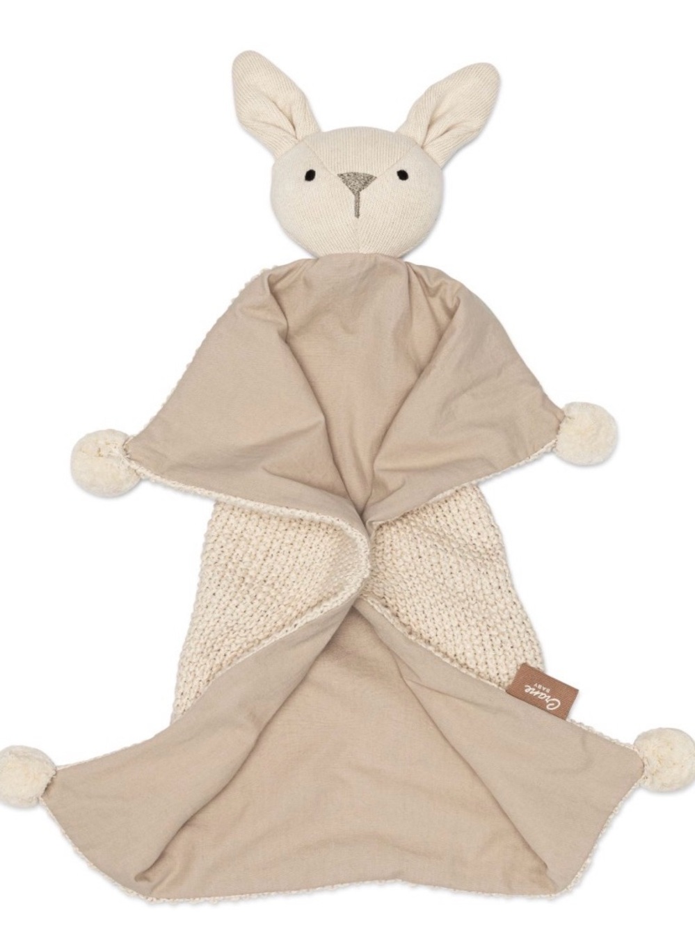 NWT Crane Baby Bunny Avery Organic Cotton Baby Lovey Blanket